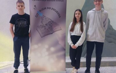 Osvojeno 5. mjesto na državnoj razini Natjecanja „Čitanjem do zvijezda“